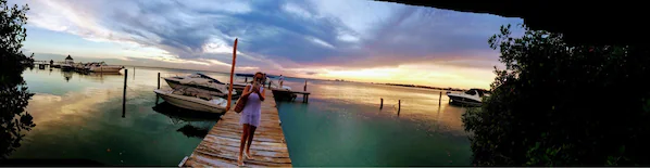 Nichupté Lagoon near Secrets The Vine Cancun with scenic waterfront views and calm lagoon waters