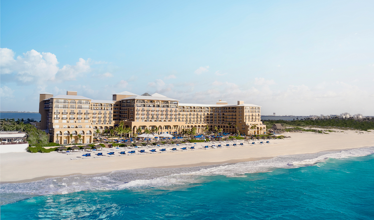 The Ritz-Carlton Cancun luxury beachfront resort with elegant design and ocean views.